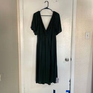 ASOS Curve pleated dress